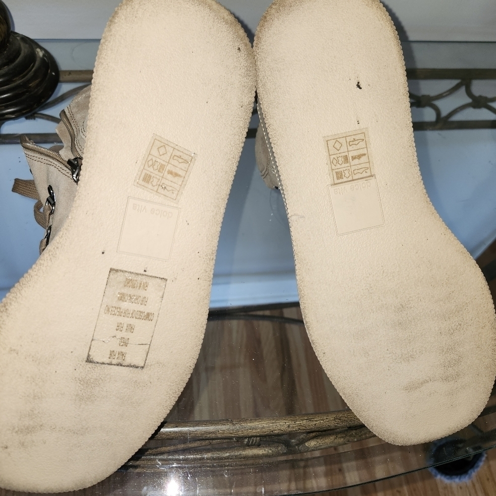 Dolce Vita Cozy Tan Shearling Women's Boots - Picture 3 of 5